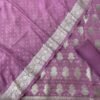 Banarasi Handloom Georgette Silk Silver Zari Soft Suits